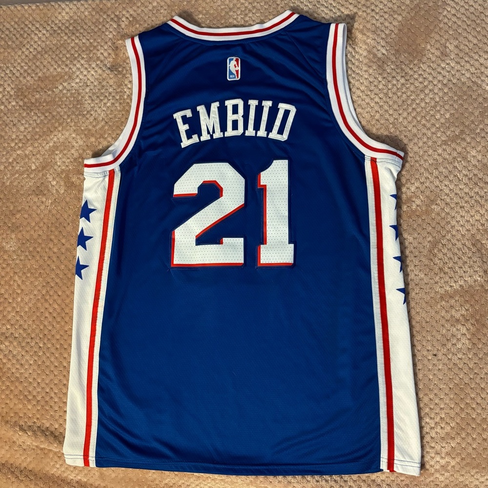JOEL EMBIID PHILADELPHIA 76ERS NBA JERSEY AUTHENTIC